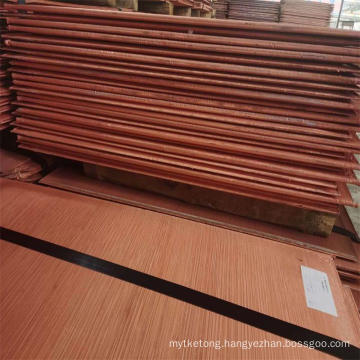 High Purity Copper Cathode High Quality Copper Cathode Purity 99.97%-99.99% Copper Cathode